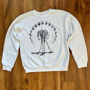 Lunar Elephant Alien Men’s Medium Sweatshirt
